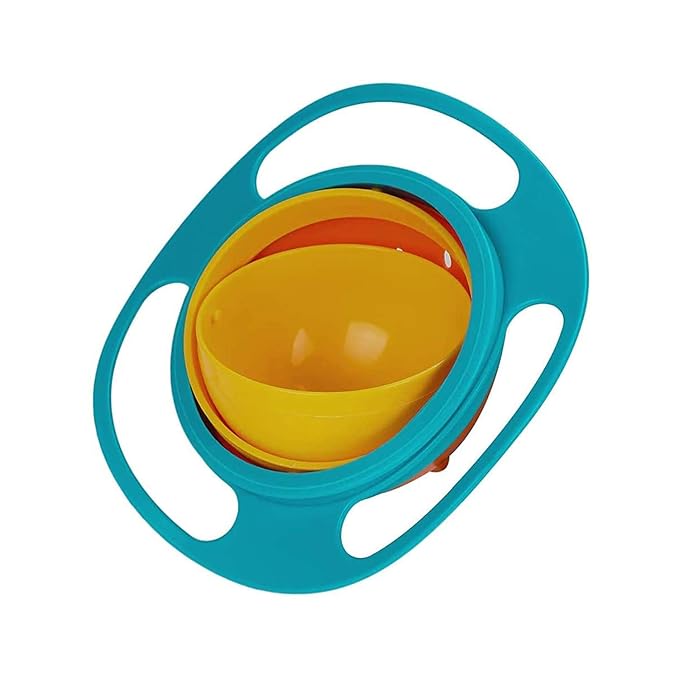 360° No-Spill Gyro Bowl – The Ultimate Mess-Free Mealtime Solution!