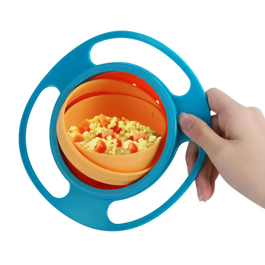 360° No-Spill Gyro Bowl – The Ultimate Mess-Free Mealtime Solution!