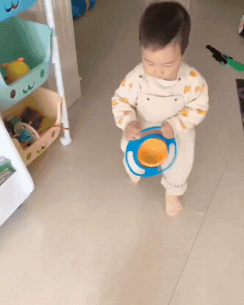 360° No-Spill Gyro Bowl – The Ultimate Mess-Free Mealtime Solution!
